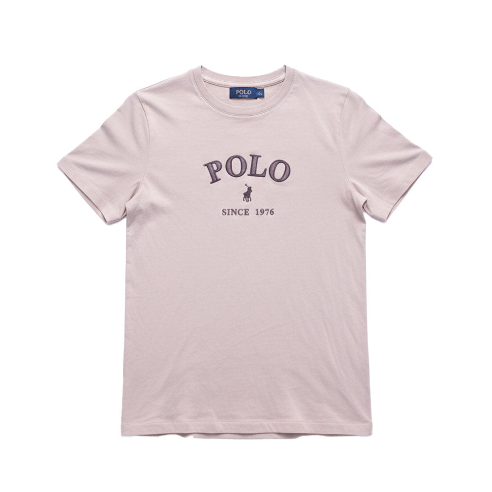 Polo Womens Charli Embroidered T-Shirt In Marshmallow