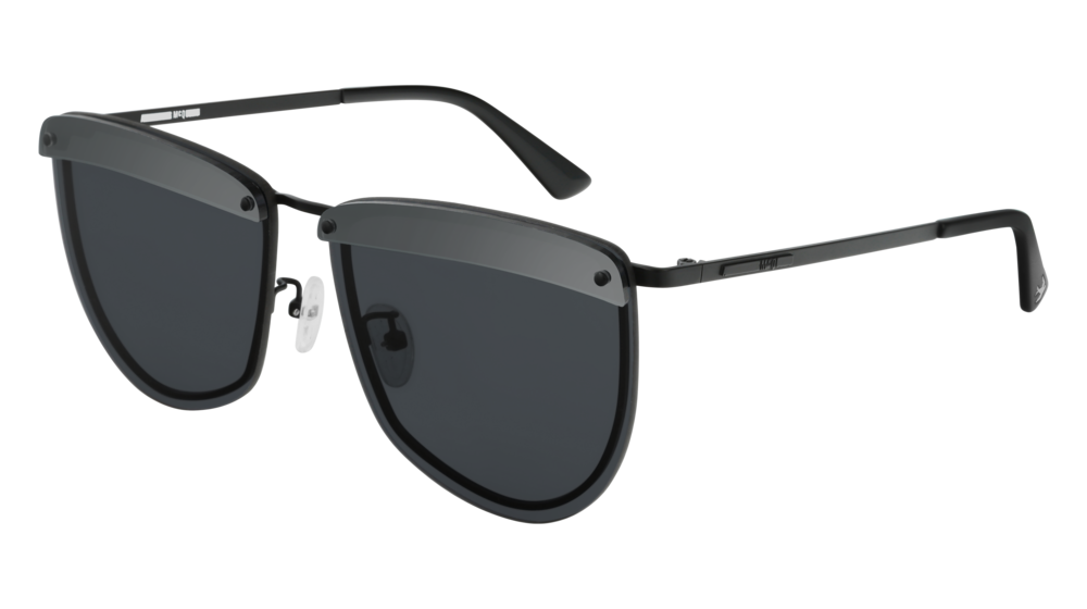 Mcq Sunglass Man Black Smoke MQ0209S-001