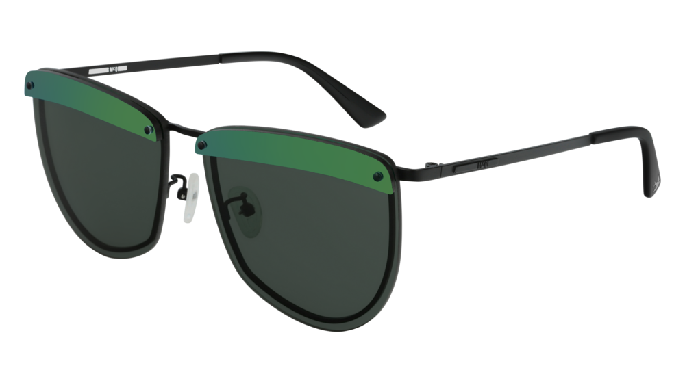 Mcq Sunglass Man Black Green MQ0209S-003