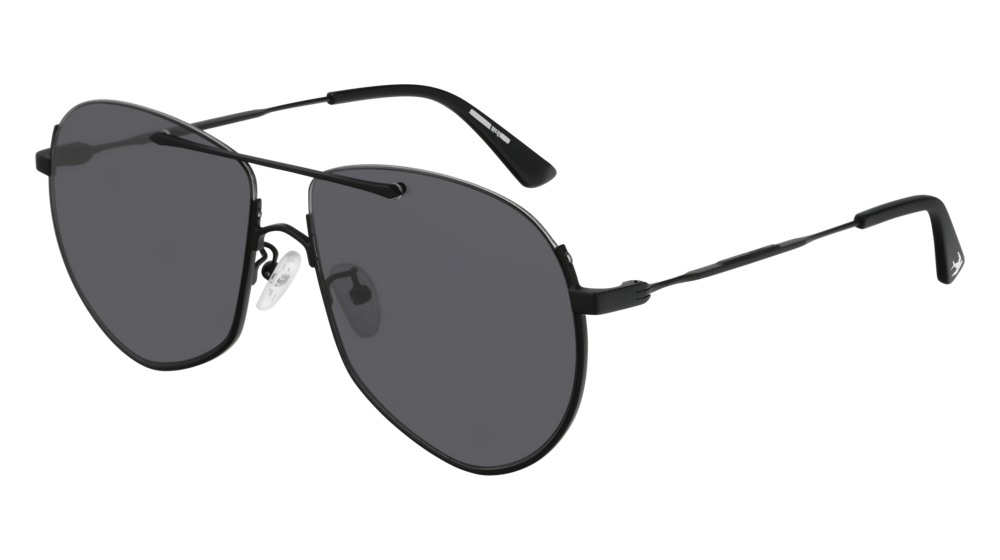 Mcq Sunglass Unisex Black Grey MQ0203S-001