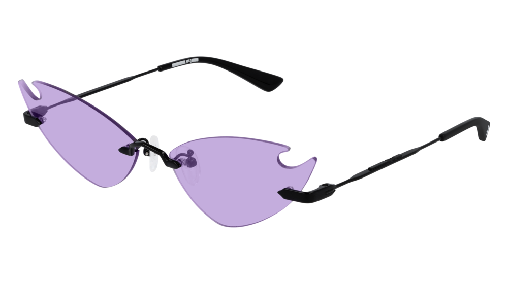 Mcq Sunglass Woman Black Violet MQ0222S-004