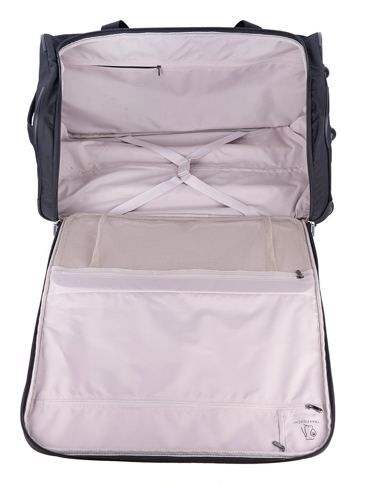 Cellini Microlite Trolley Duffel Bag In Black