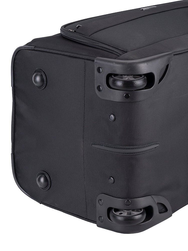 Cellini Microlite Trolley Duffel Bag In Black