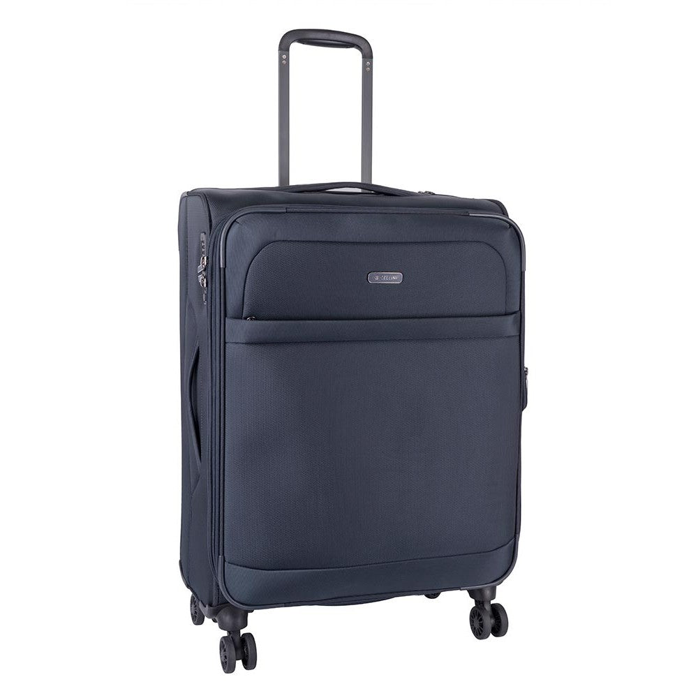Cellini Microlite S Widebody Maxipack Medium Trolley Case In Midnight Blue