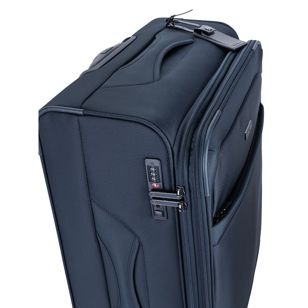 Cellini Microlite S Widebody Maxipack Medium Trolley Case In Midnight Blue