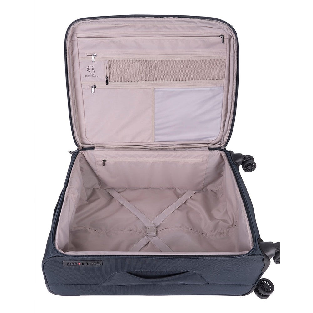 Cellini Microlite S Widebody Maxipack Medium Trolley Case In Midnight Blue