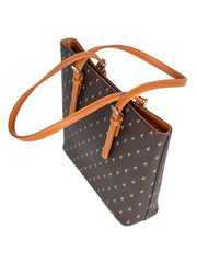 Polo Iconic Medium Tote New Smaller Brown - One Size