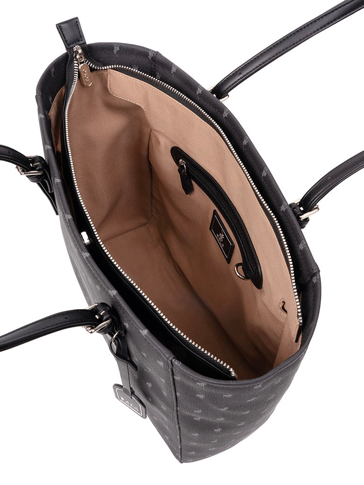 Polo Womens Medium Tote Bag In Black