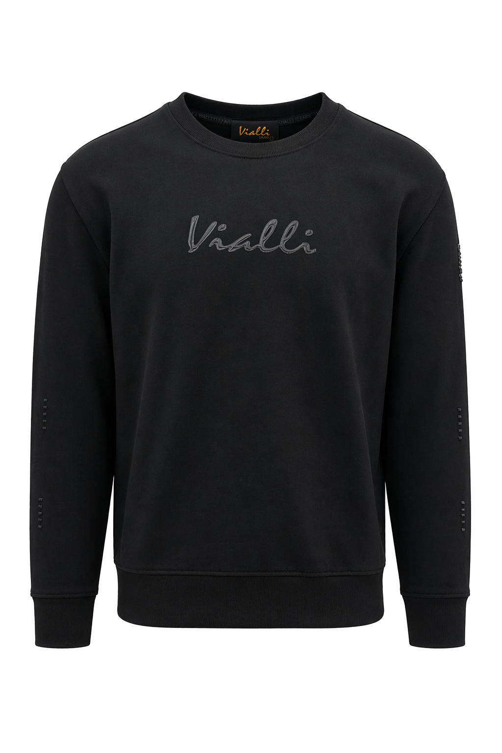 Vialli Mens Mega Sweatshirt In Black