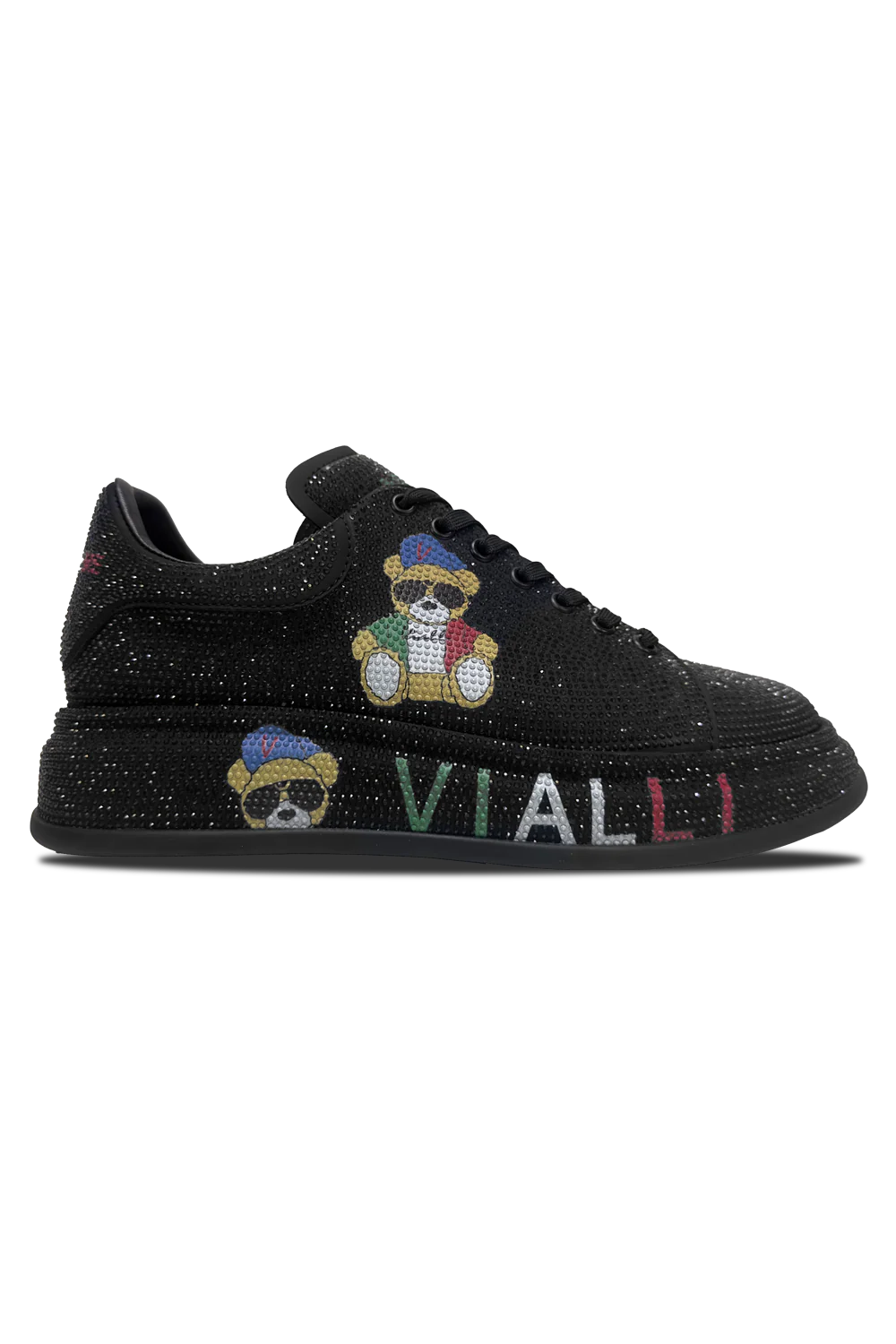 Vialli Mens Medhi Sneakers In Midnight