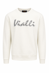 Vialli Mens Merc Sweatshirt In White