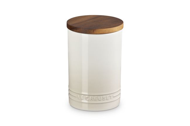 Le Creuset S Canister W/Lid 770Ml  Meringue