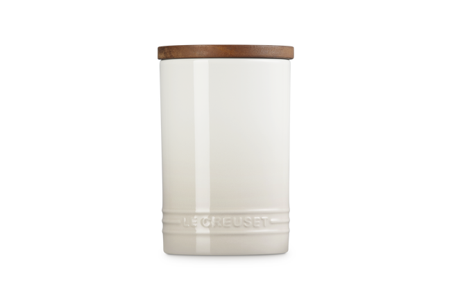 Le Creuset S Canister W/Lid 770Ml  Meringue