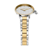 Micheal Kors Womens Two Tone Stainless Steel Pyper Watch In Sliver/Gold/Silver Dial