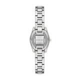 Micheal Kors Womens Chelsea 3 Hand Stainless Steel Watch In Silver/Blue Dial