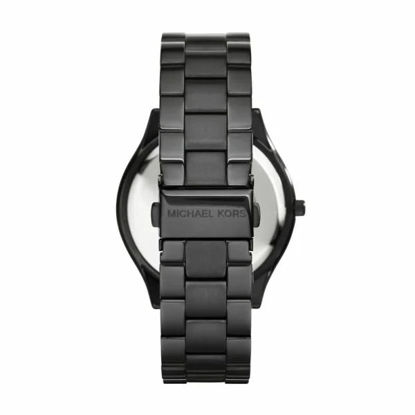 Michael Kors Ladies Slim Runway Black Watch