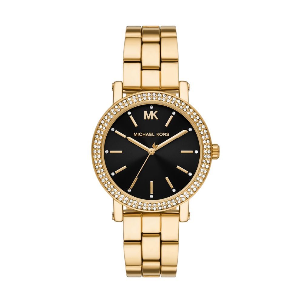 Micheal Kors Ladies Alloy Watch In Gold
