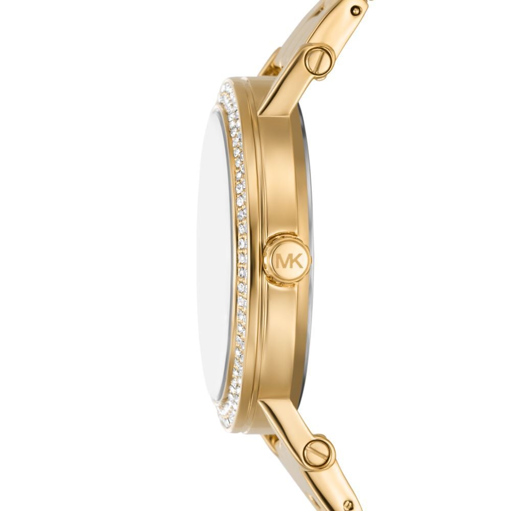 Micheal Kors Ladies Alloy Watch In Gold