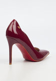 Miss Black Ladies Lola 1 Heels In Wine