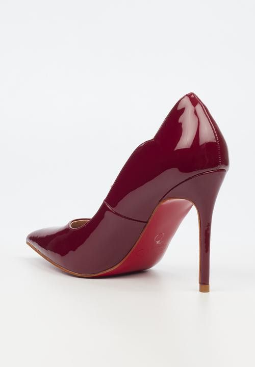 Miss Black Ladies Lola 1 Heels In Wine