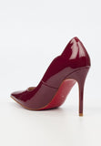 Miss Black Ladies Lola 1 Heels In Wine