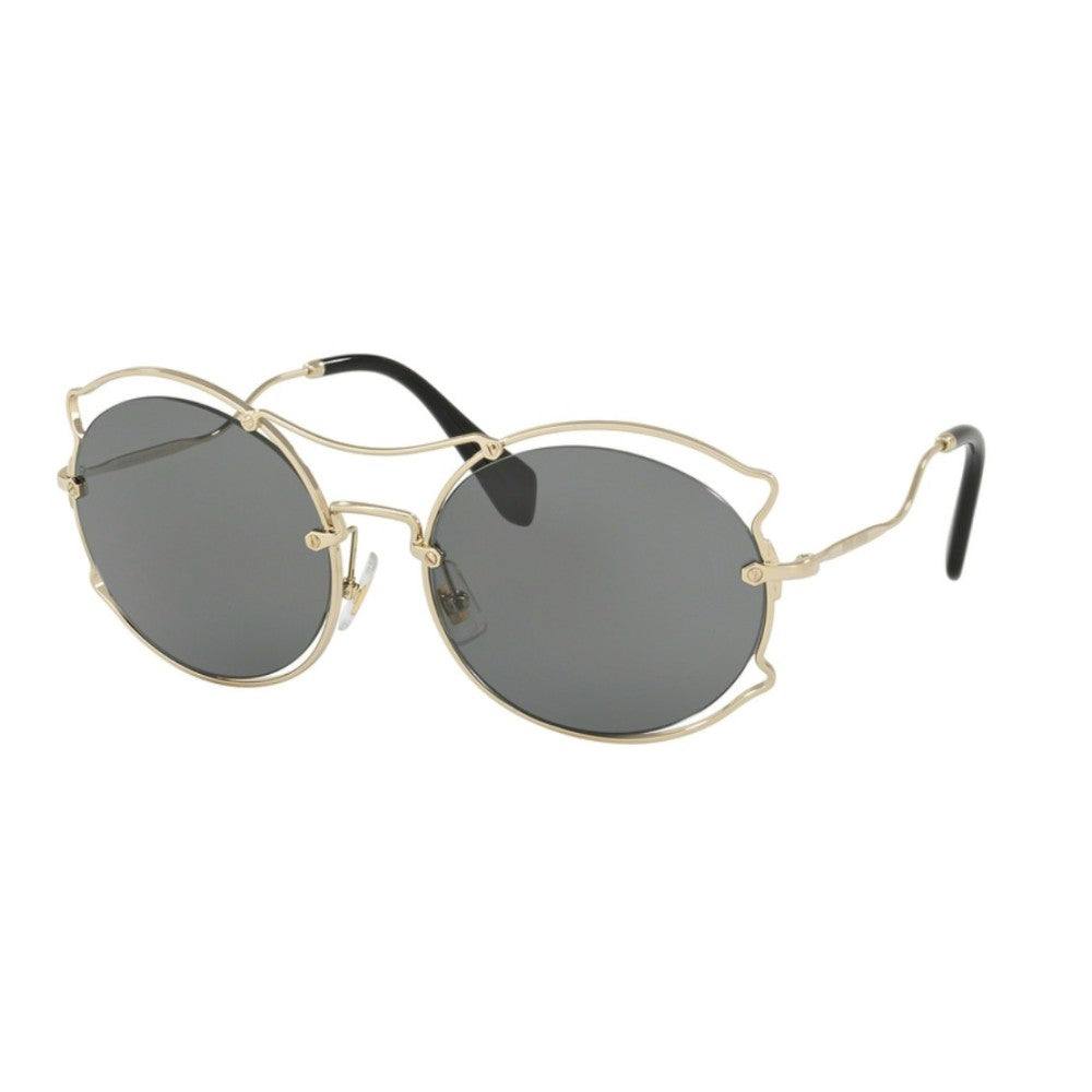Miu Miu Catlook Sunglasses In Gold