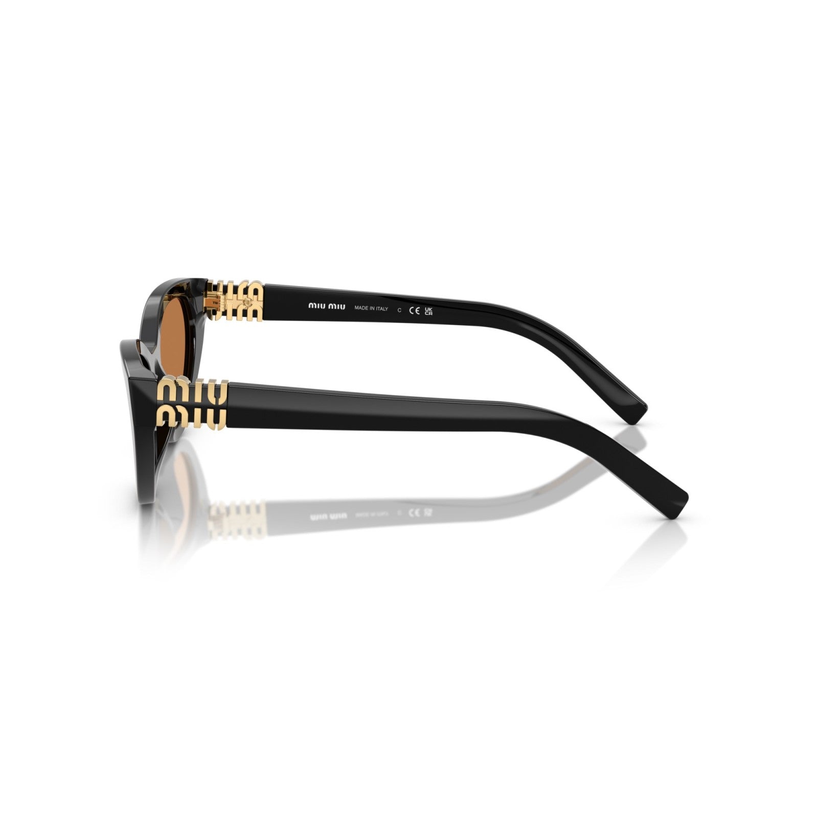 Miu Miu Sunglasses For Women In Black & Gold