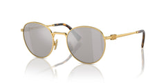 Miu Miu Grey Lens Sunglasses For Women In Gold