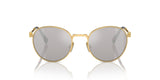 Miu Miu Grey Lens Sunglasses For Women In Gold
