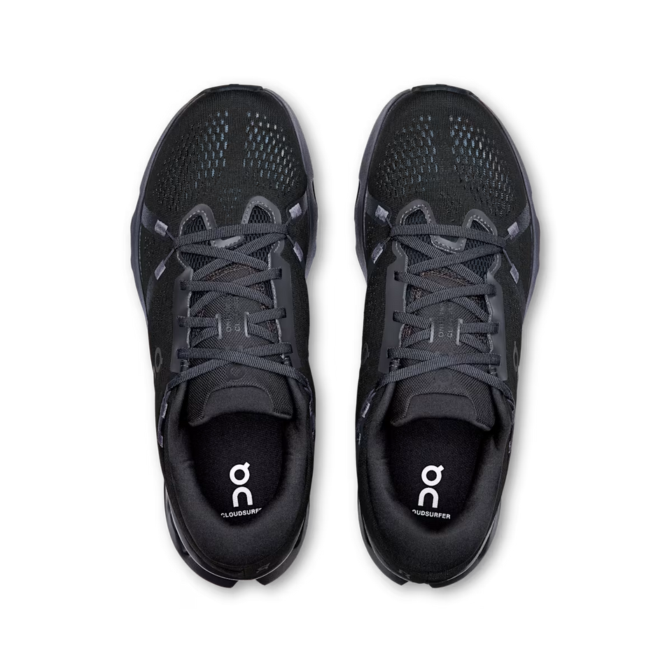 On Cloud Mens Cloudsurfer 2.0 Shoes In Black