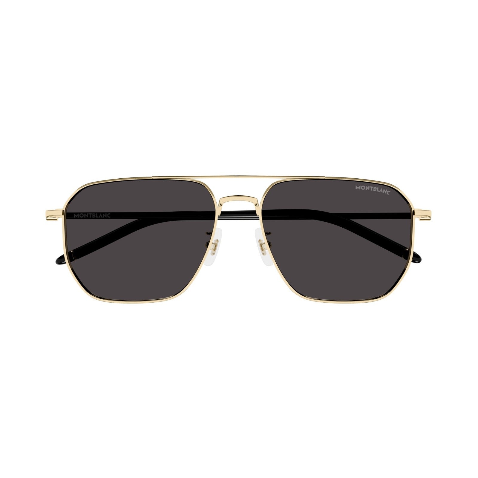 Mont Blanc Sunglasses For Men In Light Gold