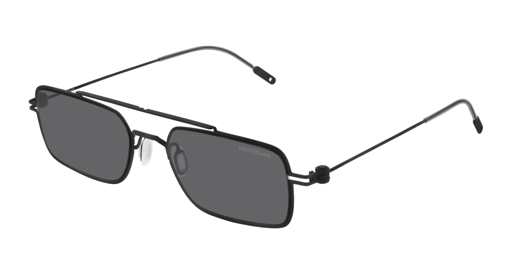 Montblanc Sunglass Man Black Grey MB0051S-001