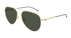 Montblanc Sunglass Man Gold Green MB0037S-002