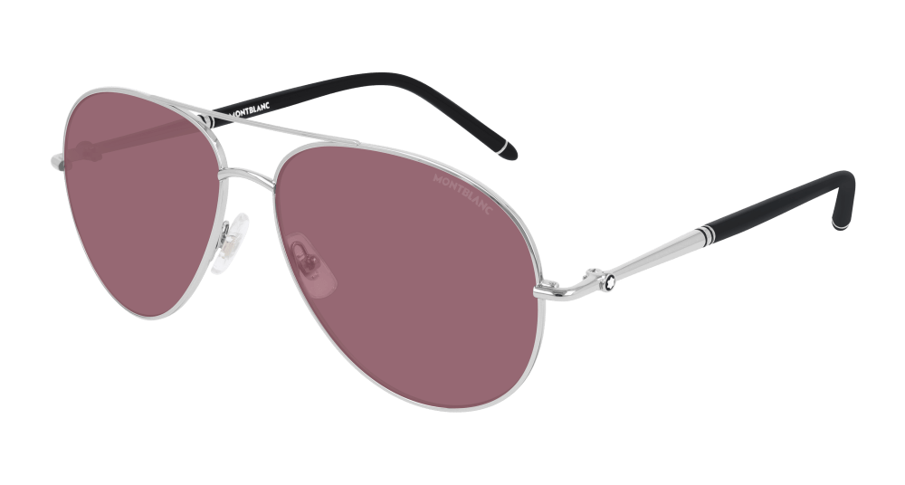 Montblanc Sunglass Man Silver Red MB0068S-005