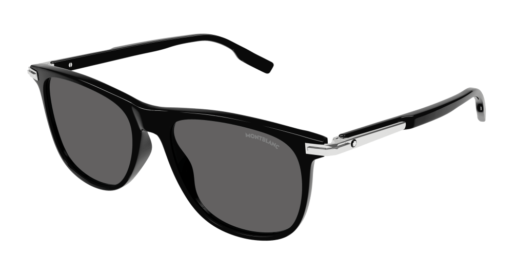 Montblanc Sunglasses Mens In Black Grey MB0216S-001