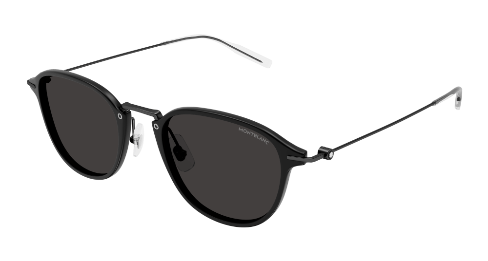 Montblanc Sunglasses Man Black Grey Mb0155S-009