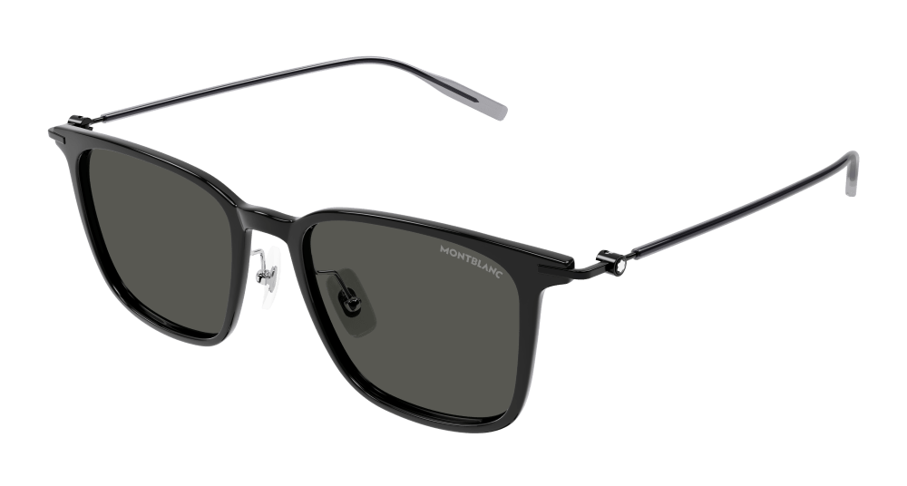 Montblanc Sunglasses Man Black Grey Mb0354S-001
