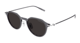 Montblanc Sunglass Man Grey Silver MB0355S-003