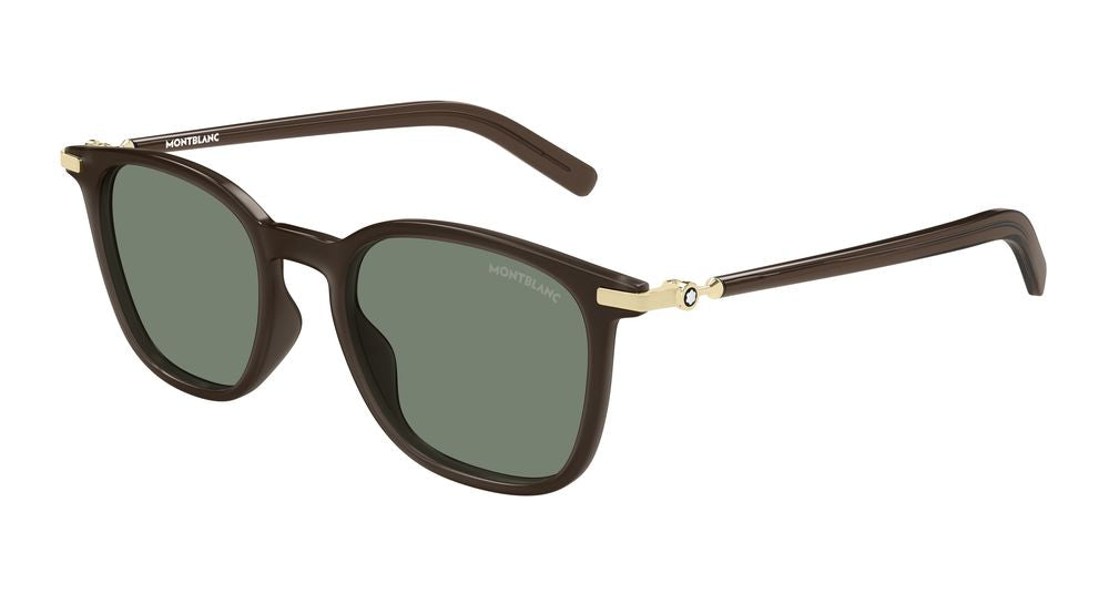 Montblanc Sunglasses Mens In Brown Gold Green MB0460S-004