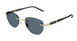 Montblanc Sunglasses Mens In Gold Black Grey MB0412S-001