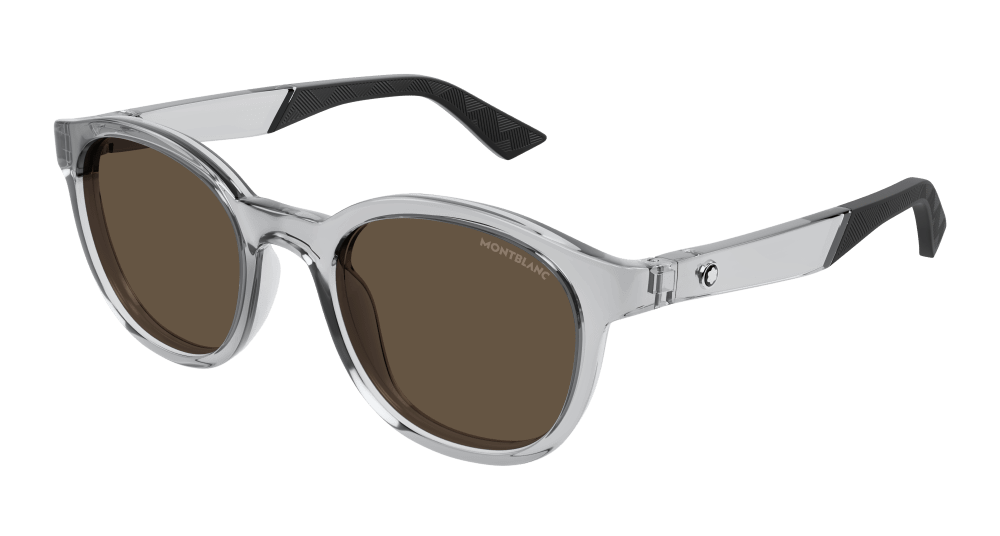 Montblanc Sunglasses Mens In Grey Brown MB0398S-004