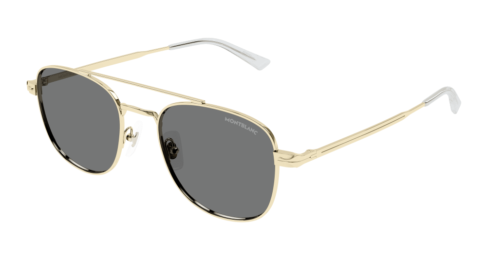 Montblanc Sunglass Man Gold Grey MB0363S-001