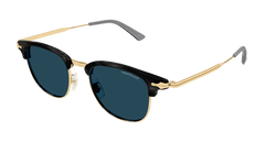 Montblanc Sunglass Man Grey Gold Blue MB0364S-003