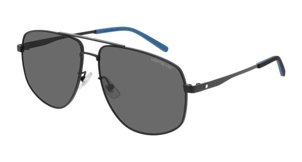 Montblanc Sunglass Man Black Grey MB0102S-001