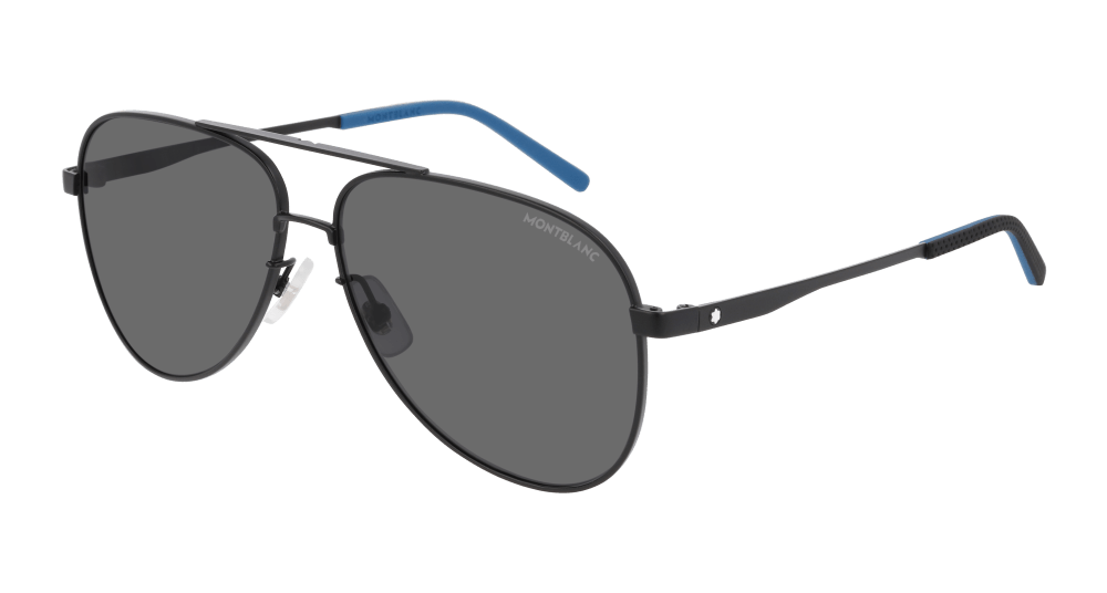 Montblanc Sunglass Man Black Grey MB0103S-005