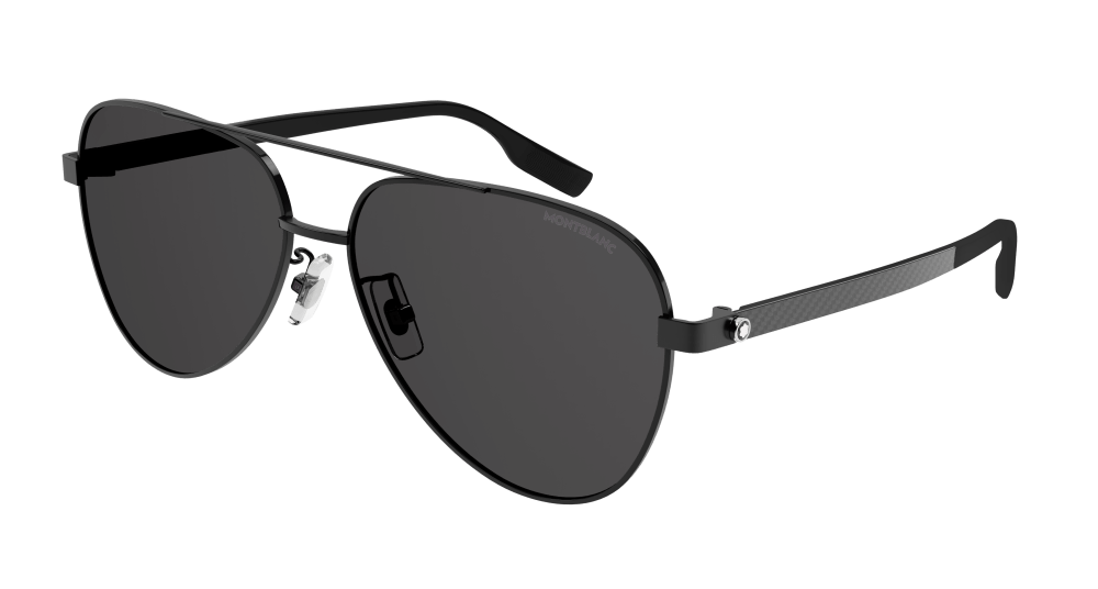 Montblanc Sunglass Man Black Grey MB0182S-005