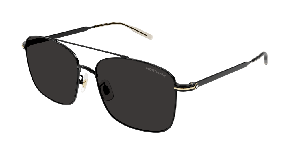 Montblanc Sunglasses Mens In Black Grey MB0236SK-001