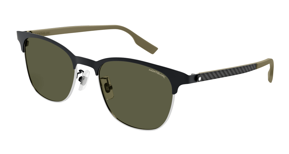 Montblanc Sunglass Man Black Green MB0183S-004
