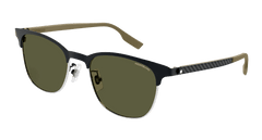 Montblanc Sunglass Man Black Green MB0183S-004