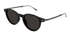Montblanc Sunglasses Mens In Black Ruthenium Grey MB0407S-002